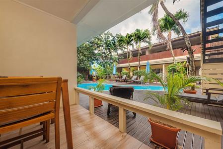 Castaway Resort - Poolview Studio Patio View